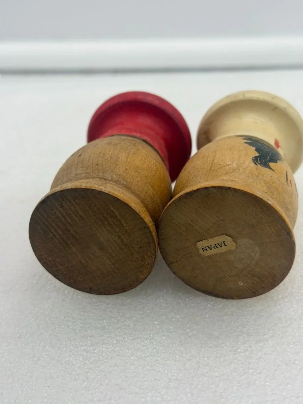Vintage Wooden Chef Salt and Pepper Shakers Japan